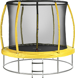 Батут Sundays Favorite Premium 10FT (желтый, с сеткой, с лестницей)