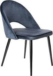 Стул Mio Tesoro Селеста (темно-синий/черный)
