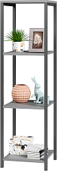 Стеллаж Mio Tesoro Mini Joy Loft (серый/черный)