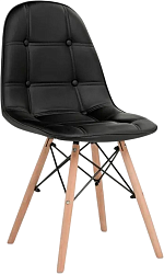 Стул Mio Tesoro Элма-1 (черный/дерево)