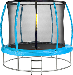 Батут Sundays Favorite Premium 8FT (голубой, с сеткой, с лестницей)