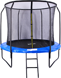 Батут Sundays JumpX 12FT (синий, с сеткой, с лестницей)