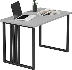 Письменный стол Mio Tesoro Франко 100x60 (серый/черный)