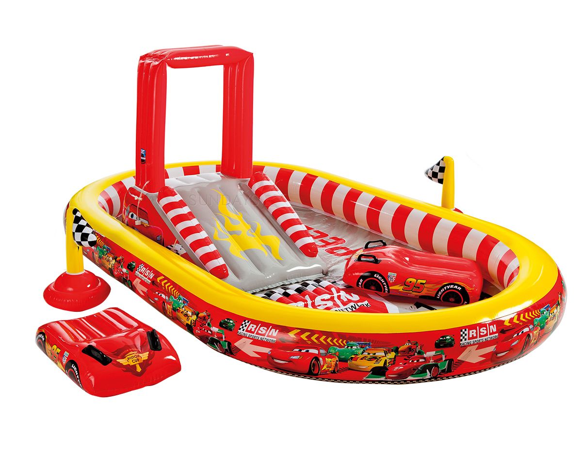 Игровой центр Тачки Intex 57134NP 348x198x121 см - купить в Минске.