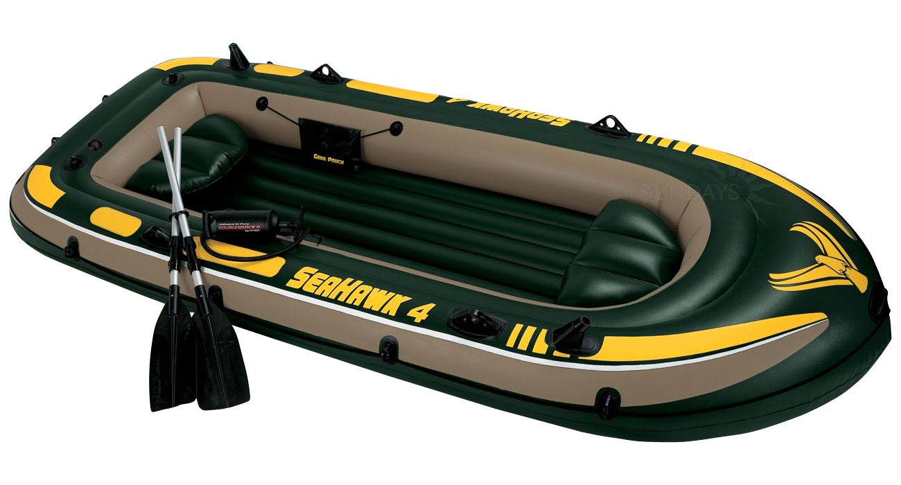 

Лодка надувная 338x127 см, Seahawk-4 Set Intex (Интекс) 68351NP
