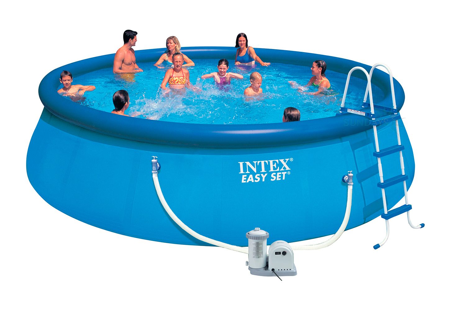 

Надувной бассейн Intex Easy Set 28176 549х122 см + фильтр-насос, лестница, подстилка, покрывало