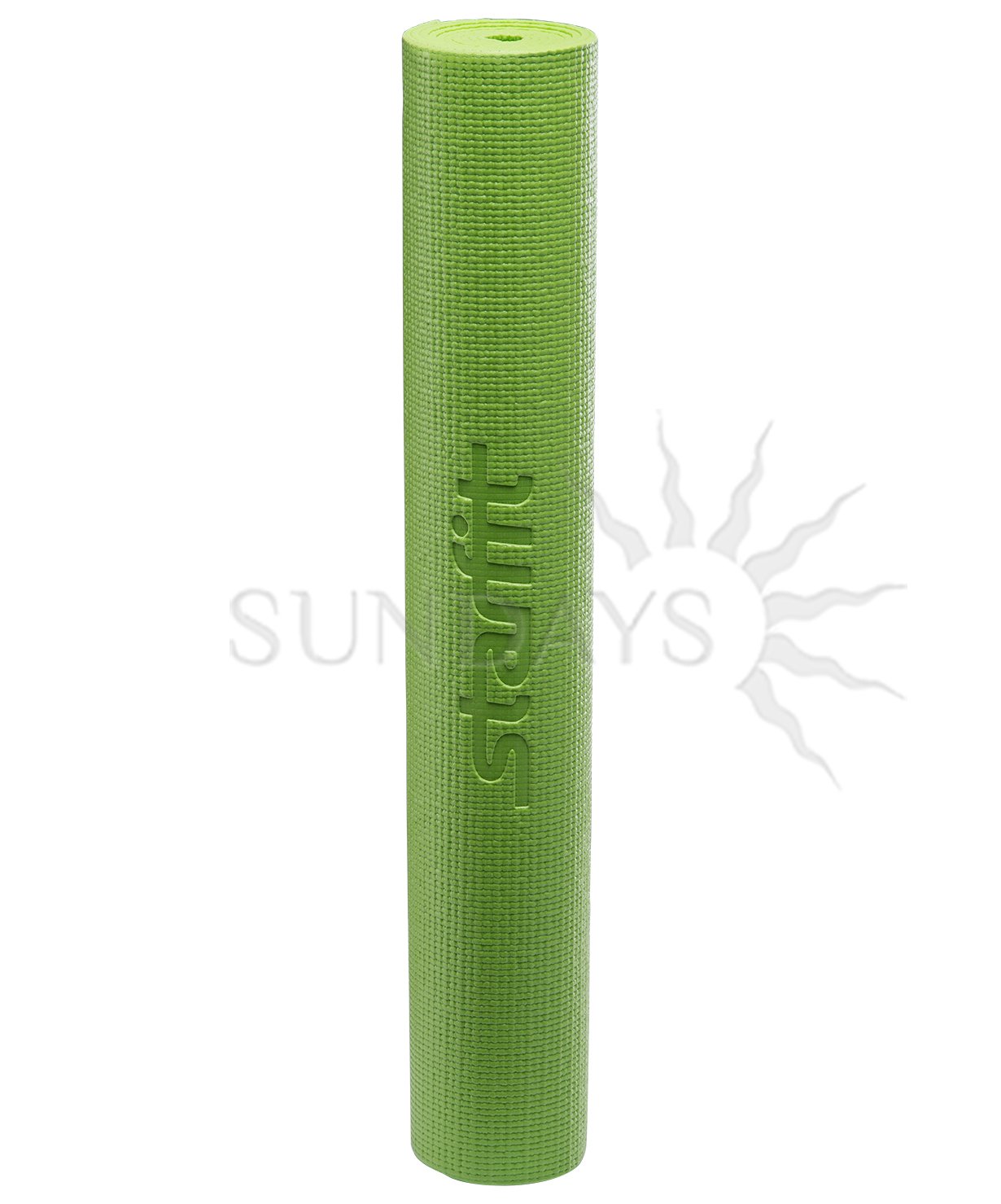  для йоги и фитнеса Starfit FM-101 PVC 173x61x0.8 см (зеленый .