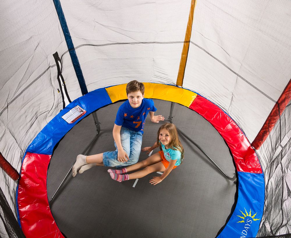 Батут с защитной сеткой Sundays Acrobat 252 см - 8ft - купить в Минске