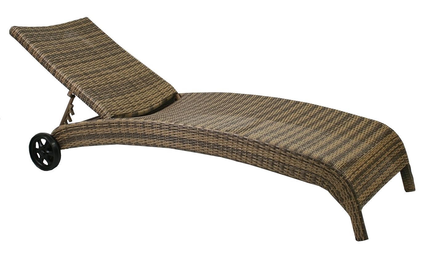 

Шезлонг WICKER Garden4you 11758 цвет: капуччино