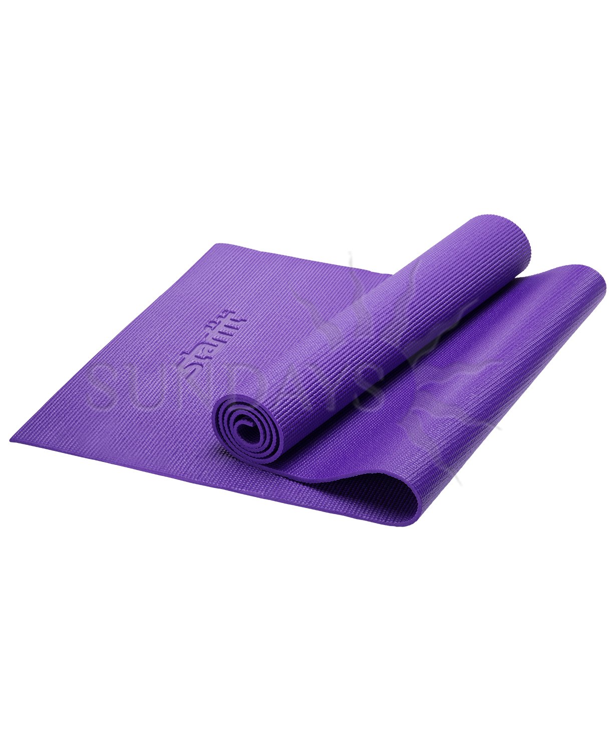  для йоги и фитнеса Starfit FM-101 PVC 173x61x0.6 см (фиолетовый .