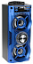 Колонка (MS-105BT) Bluetooth/USB/MicroSD/FM/LED/дисплей (синяя)