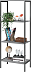 Стеллаж Mio Tesoro Joy Loft (серый/черный)