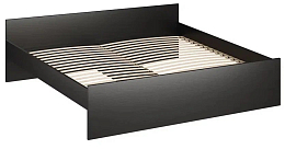 Двуспальная кровать Mio Tesoro Орион 180x200 2.01.04.100.5 (дуб венге)