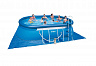 Надувной бассейн Intex Oval Frame 28192/54932 549x305x107 см + фильтр-насос, картриджный фильтр, лестница, подстилка, покрывало