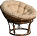 Кресло садовое BiGarden Papasan / БГ-П-К (какао)