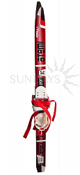 Лыжный комплект Atemi Formula STEP red, рост, 90, крепление "комби", без лыжных палок