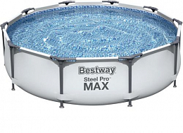 Каркасный бассейн Bestway Steel Pro Max 4678 л, 56408, 305х76 см + фильтр-насос 58381,+ ремкомплект