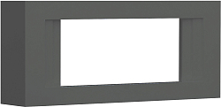 Портал для камина Смолком Line V42 (серый графит)