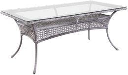 Стол садовый AIKO Deco 7035П прямоугольный 180x90x75 (8 мест)