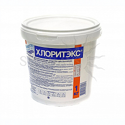 Средство для дезинфекции воды Маркопул Кемиклс Хлоритекс, ударный хлор в гранулах (ведро), 1 кг