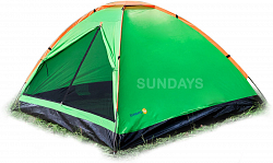 Палатка Sundays ZC-TT004 (зеленый/желтый)
