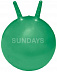 Фитбол с рожками Sundays Fitness IR97401B-45 (зеленый)