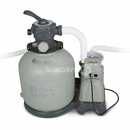 26652 Песочный фильтр-насос Intex KRYSTAL CLEAR® 12000 л/ч