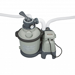26644 Песочный фильтр-насос Intex KRYSTAL CLEAR® 4500 л/ч