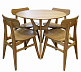 Комплект обеденной мебели Greenington SITKA G-0097-CA/GCA-001-CA, бамбук, карамель