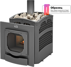 Печь-каменка Теплодар Былина-24Ч Панорама 1.2 (без дверцы)