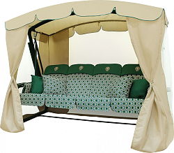 Качели садовые Arno Монарх 2017-КД-51 (зеленый)