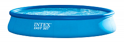 Надувной бассейн Intex Easy Set 28180NP 457х84 см + фильтр-насос, картриджный фильтр, лестница, подстилка, покрывало