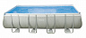 Каркасный бассейн Intex Ultra Frame 26352 549х274х132см + песочный фильтр-насос, лестница, тент, подстилка