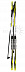Лыжный комплект ATEMI Pulsar 140 см, палки 100, Крепление: NNN, step