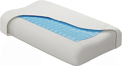 Ортопедическая подушка Mio Tesoro Premium Long Wave Gel 67х43х12/10 (бабл белый)