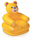 68556 Детское надувное кресло Intex Happy Animal +ремкомплект (медведь)