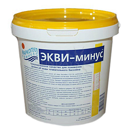 Средство для регулировки pH "ЭКВИ-минус". (ведро) 1 кг. Маркопул