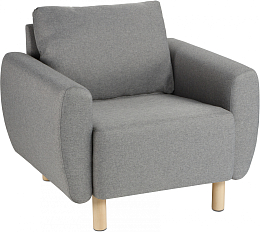 Кресло мягкое Mio Tesoro Тулисия (Twist 19 Grey)