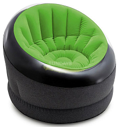 66581 Надувное кресло Intex Empire Chair (112х109х69) +ремкомплект (зеленое)