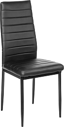 Стул Mio Tesoro Джия DC-060KD (черный/черный)