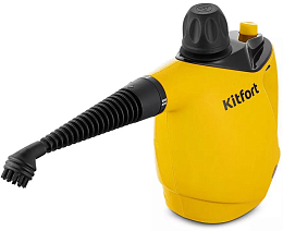 Пароочиститель Kitfort KT-9140-1 (черный/желтый)