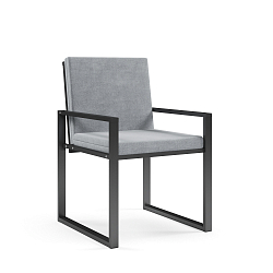 Кресло садовое Sundays Relax КИМ-1 (черный/серый)
