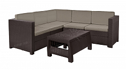 Комплект угловой мебели KETER Provence Set, коричневый