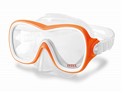 55978 Маска для плавания Wave Rider Masks, Intex (оранжевый)