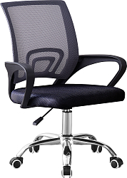 Кресло офисное Mio Tesoro Виола 695 (серый/черный)