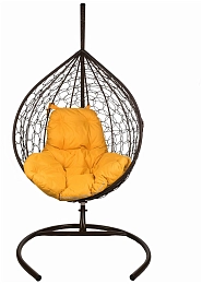 Кресло подвесное BiGarden Tropica Brown (оранжевая подушка)