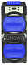 Колонка (MS-353BT) Bluetooth/USB/MicroSD/FM/LED/дисплей (синяя)