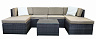 Комплект садовой мебели Sundays KENTUCKY KX-004GR-23, серо-коричневый