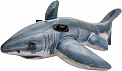 Надувная игрушка-наездник Intex Great White Shark 57525NP 173х107 см
