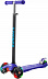 Самокат со светящимися колесами Sundays KB-02D-1 для детей, синий 